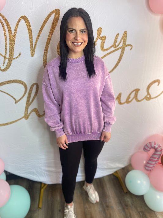 Perfect Violet Pullover