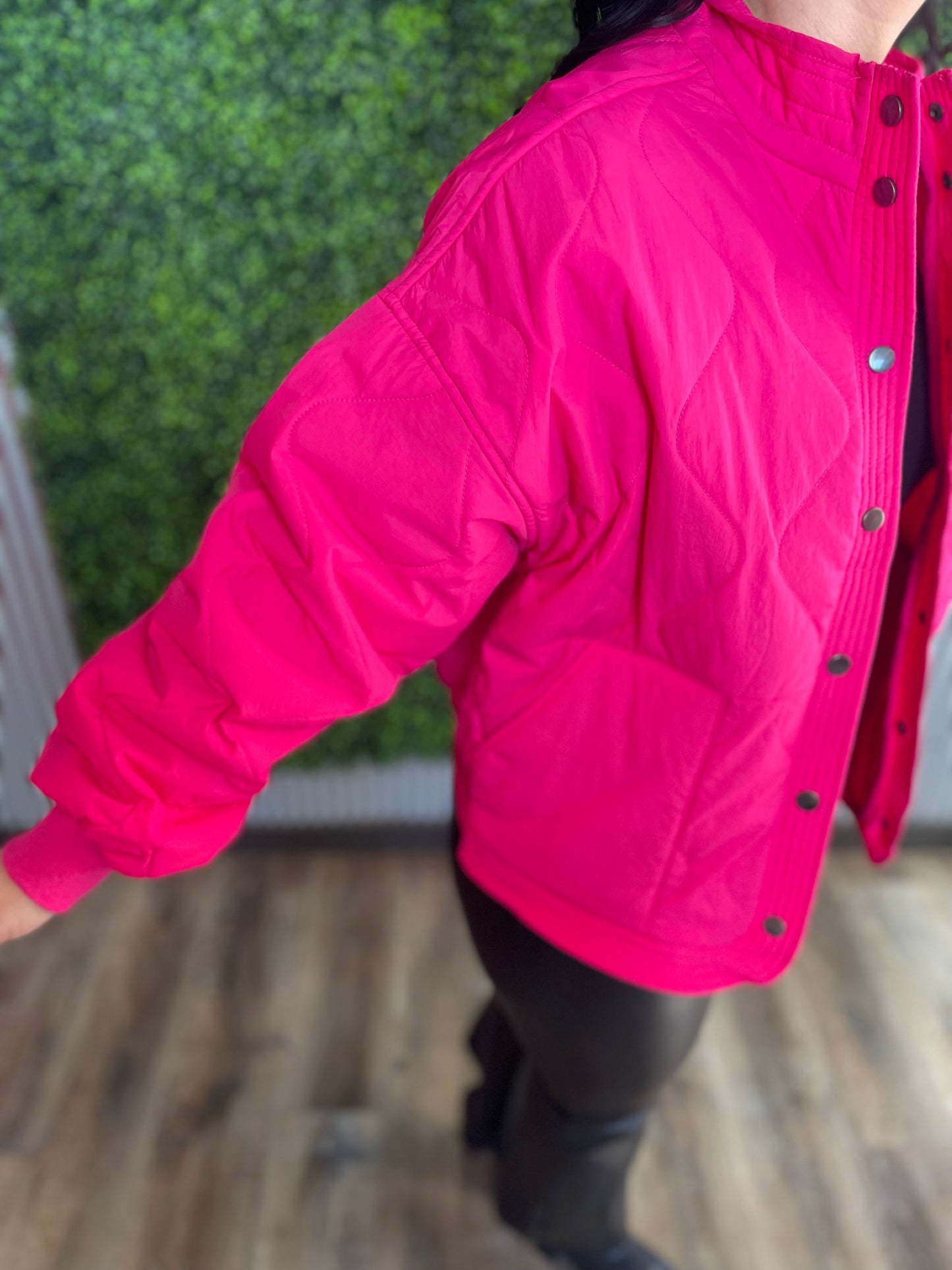 Pretty In Pink Quilted Jacket