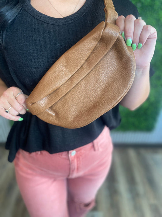 Tan Crossbody Bag