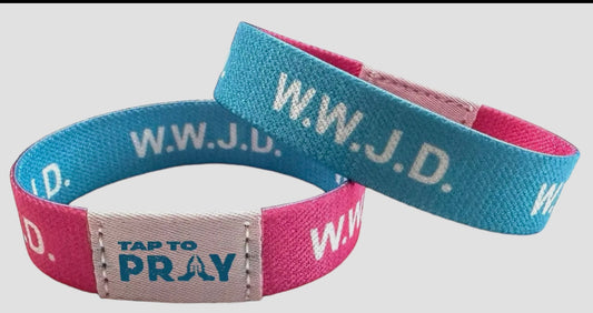 Tap To Pray Wristband WWJD