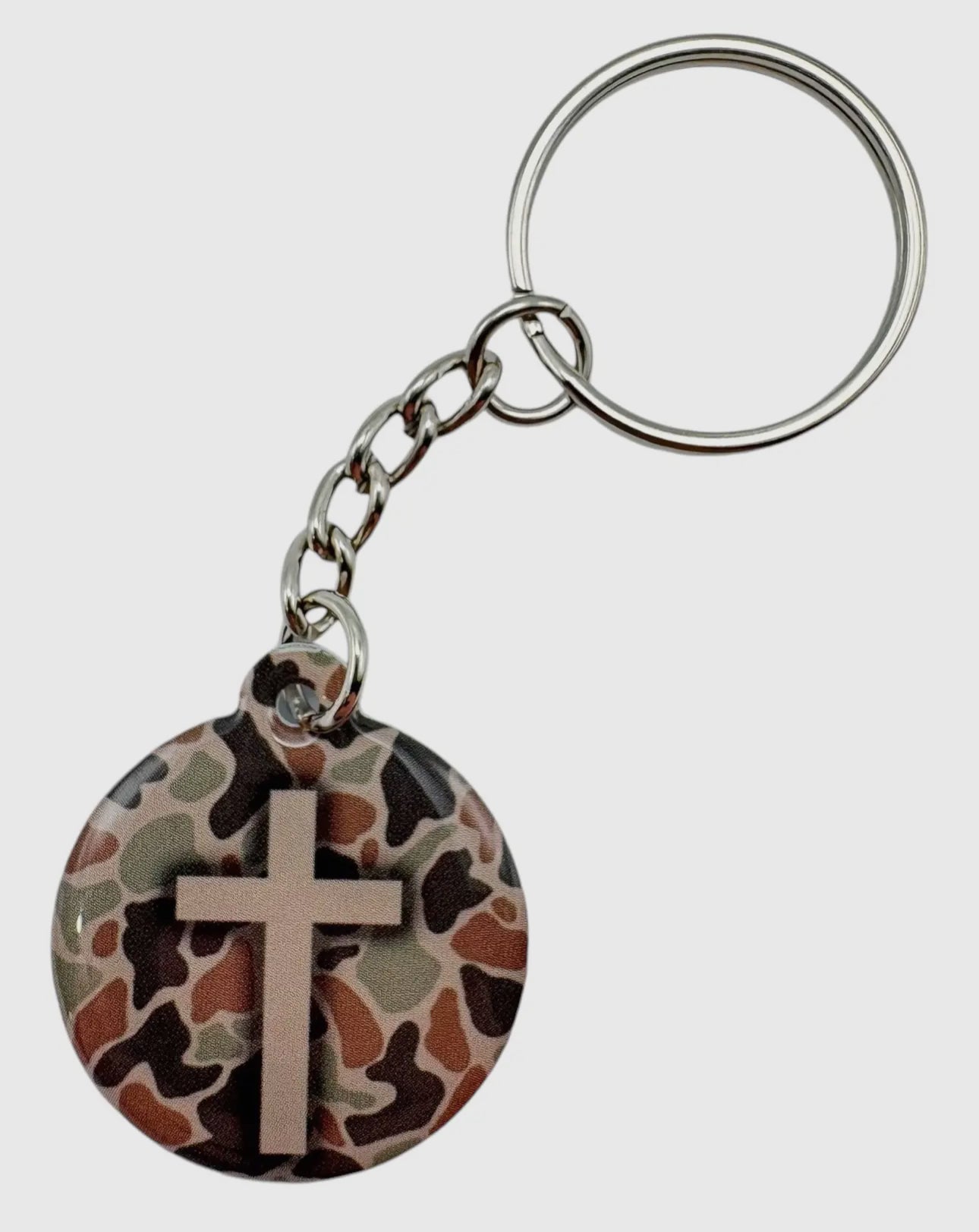 Tap To Pray Riverock Camo Keychain