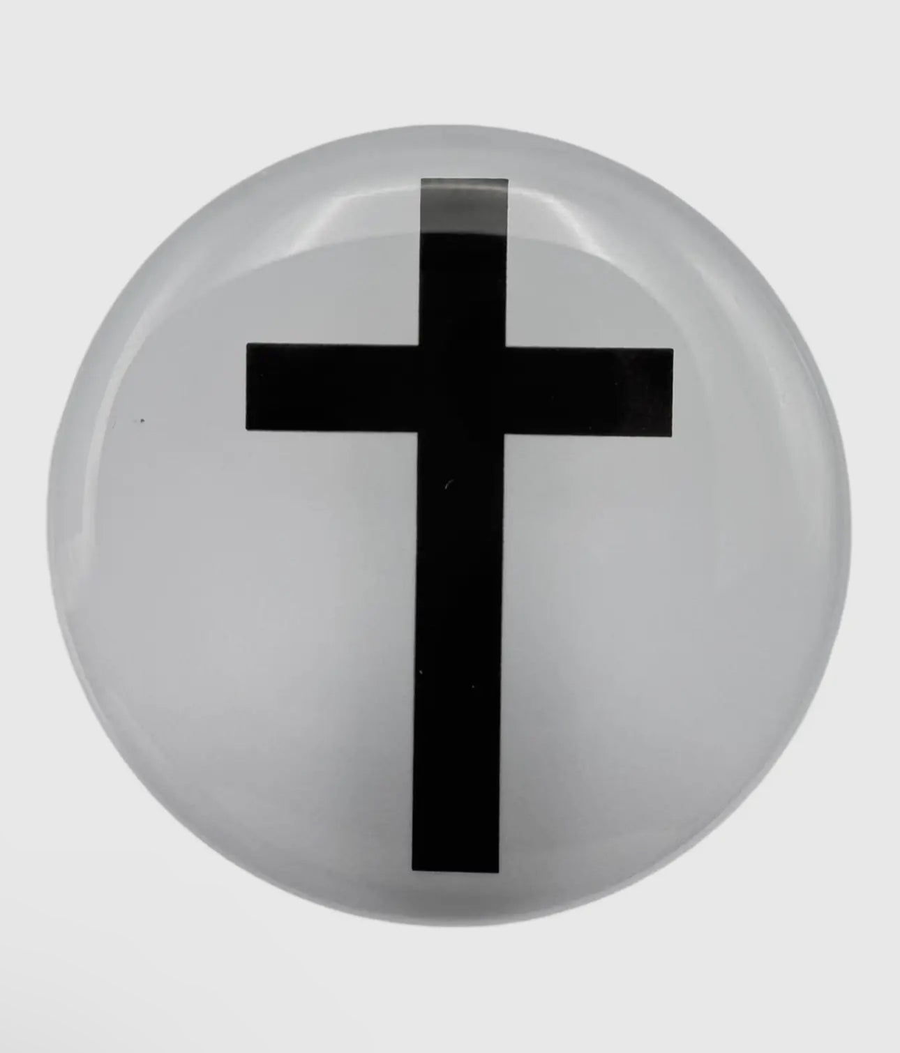 Tap To Pray Sticker White Cross